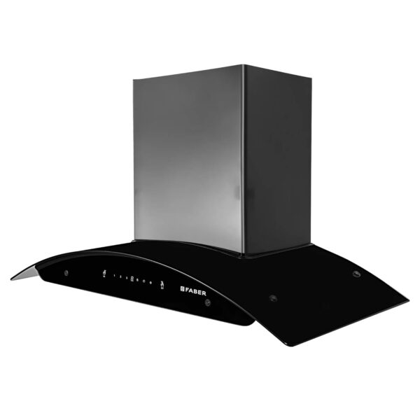 Faber 60 cm 1500 m³/hr Autoclean Kitchen Chimney (HOOD MAGNUS IN HC SC FL EBK 60, Filterless technology, Touch with Gesture, Black) - Image 3