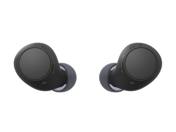 Sony WF-C510 Wireless Bluetooth Earbuds with Mic, TWS, in Ear, Ambient Sound Mode, Small and Comfortable, IPX4, Quick Charge, Multipoint Connectivity, Customized EQ, Up to 22 Hours Battery- Black - Image 2
