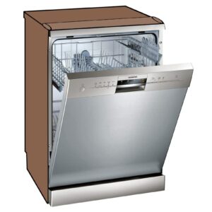 KVAR Water dust Protection Dishwasher Cover for IFB Neptune SX1 Fully-Automatic Front-Loading (15 Place Settings, Stainless Steel, Inbuilt Heater (Unique code/090822NDWGry)