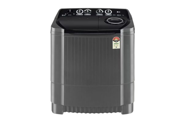 LG 9.5Kg 5 Star Semi Automatic Top Load Washing Machine,(Roller Jet Pulsator + Soak, Rat Away, Middle Black,P9555SKAZ)