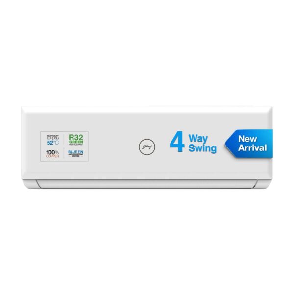 Godrej 1.7 Ton 3 Star, 5 Years Comprehensive Warranty, 4-Way Air Swing Fixed Speed Split AC (Copper, Anti-Dust Filter, 2025 Model, SFC 20STC3-WYP, White) - Image 2