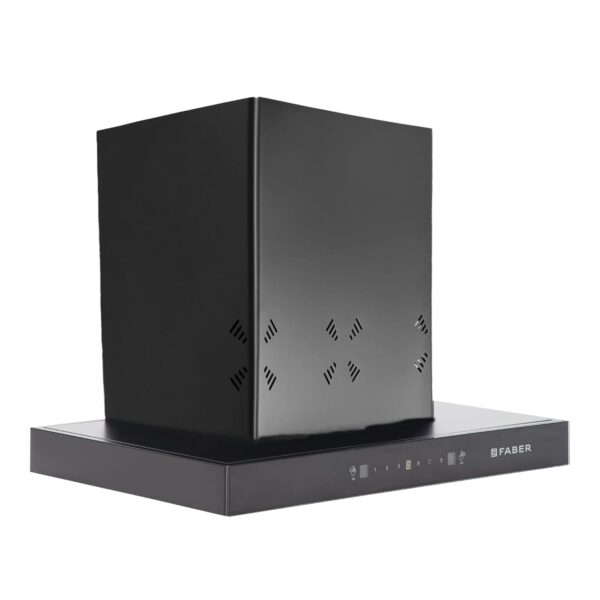 Faber 60 cm 1500 m³/hr angular Kitchen Chimney (HOOD CYGNUS IN 3D HC SC FL BK 60, Filterless technology, Touch Control, Black) - Image 3