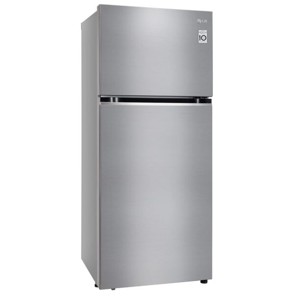 LG 398 L 2 Star Frost-Free Smart Inverter Double Door Refrigerator (2023 Model, GL-S422SPZY, Shiny Steel, Convertible with Express Freezing) - Image 4