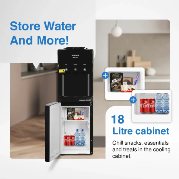 Voltas Minimagic Spring R Plus Black Bottled Water Dispenser - Image 5