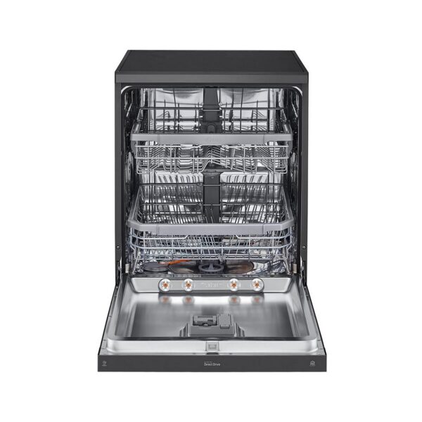 LG 14 Place Setting Free Standing Dish Washer with TrueSteam, QuadWash, EasyRack Plus, Wi-Fi Enabled (DFB424FM, Matte Black, Inverter Direct Drive Motor) - Image 17