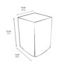 The Furnishing Tree Dishwasher Cover compatible for IFB Neptune FX Free-Standing 12 Place Settings Green - Image 6