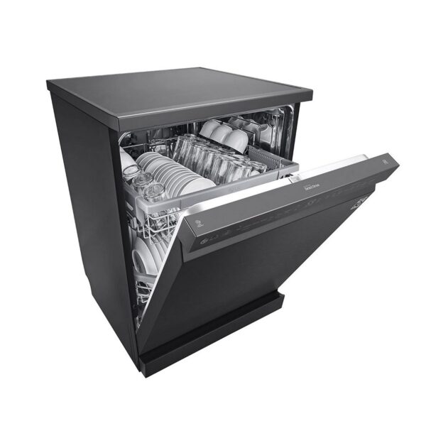 LG 14 Place Setting Free Standing Dish Washer with TrueSteam, QuadWash, EasyRack Plus, Wi-Fi Enabled (DFB424FM, Matte Black, Inverter Direct Drive Motor) - Image 18