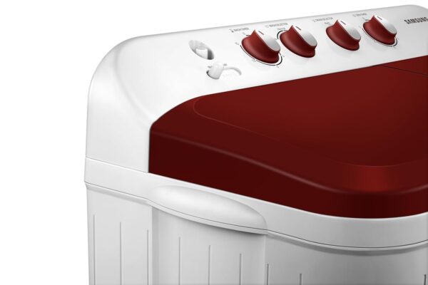 Samsung 7 kg, 5 Star, Semi-Automatic Top Load Washing Machine (WT70C3000RR/TL, Air Turbo Drying, Light Gray) - Image 2