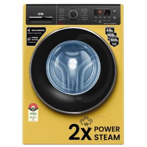 IFB 7 Kg 5 Star Front Load Washing Machine 2X Power Steam (ELITE ZLS 7012, Yellow, In-built Heater, 4 years Comprehensive Warranty)