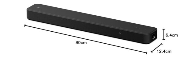 Sony HT-S2000 5.1ch Dolby Atmos Compact Soundbar Home Theatre System with SA-SW3 Wireless Subwoofer and SA-RS3S Rear Speaker(Dolby Atmos/DTSX, Bluetooth Connectivity, HDMI, Optical,HEC App Control) - Image 2