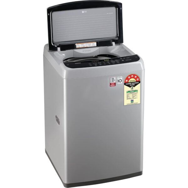 LG 7.5 Kg 5 Star Smart Inverter Fully-Automatic Top Load Washing Machine (T75SPSF1Z, Middle Free Silver, TurboDrum | Smart Closing Door) - Image 2