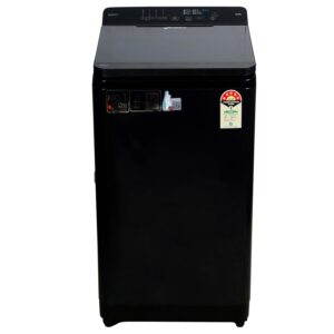 Panasonic 8 kg 5 Star Wi-Fi Fully Automatic back panel Top Load Washing Machine With Wifi MirAie (X11, NA-F80X11PRB, 12 Wash Programs, Drynamic Spin, Active Foam Wash, 2+12 Year Warranty,Pure Black)