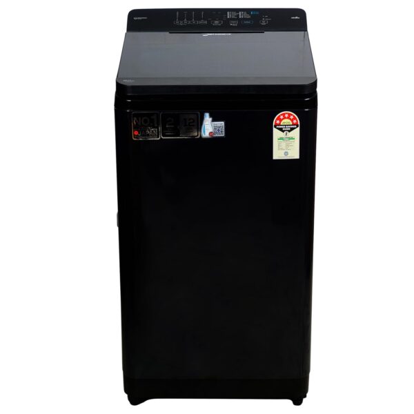 Panasonic 8 kg 5 Star Wi-Fi Fully Automatic back panel Top Load Washing Machine With Wifi MirAie (X11, NA-F80X11PRB, 12 Wash Programs, Drynamic Spin, Active Foam Wash, 2+12 Year Warranty,Pure Black)