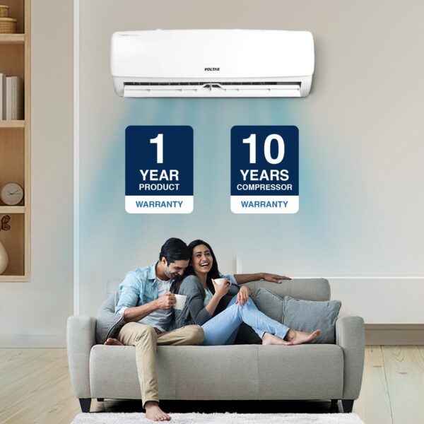Voltas 1 Ton 3 Star Adjustable Inverter Split AC(Copper, 123V Vectra Elegant, 4-in-1 Adjustable Mode, White) - Image 2