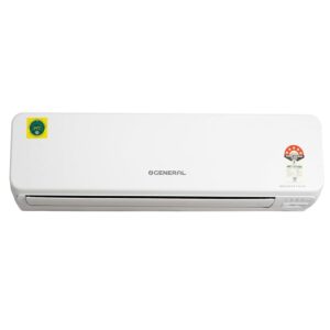 OGeneral 1.5 Ton 5 Star EFFICIENT & TROPICAL INVERTER - HOT & COLD Split AC (Copper Condenser- ASGG18KJTA-B, 2023 Model, White)