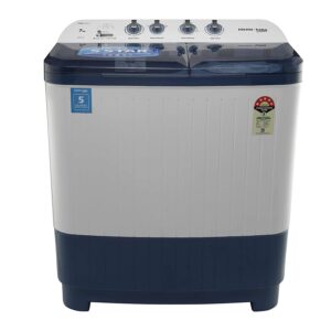 Voltas Beko 7 kg Semi-Automatic Top Loading Washing Machine Appliance, Double Waterfall (WTT70DBLT, Sky Blue)