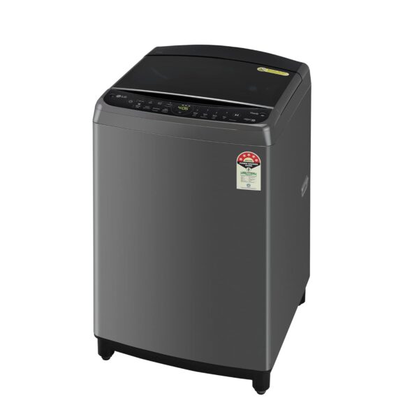 LG 9 Kg 5 Star Inverter Wi-Fi Fully-Automatic Top Loading Washing Machine Appliance (THD09NWM, Middle Black, AIDD Technology & TurboWash) - Image 3