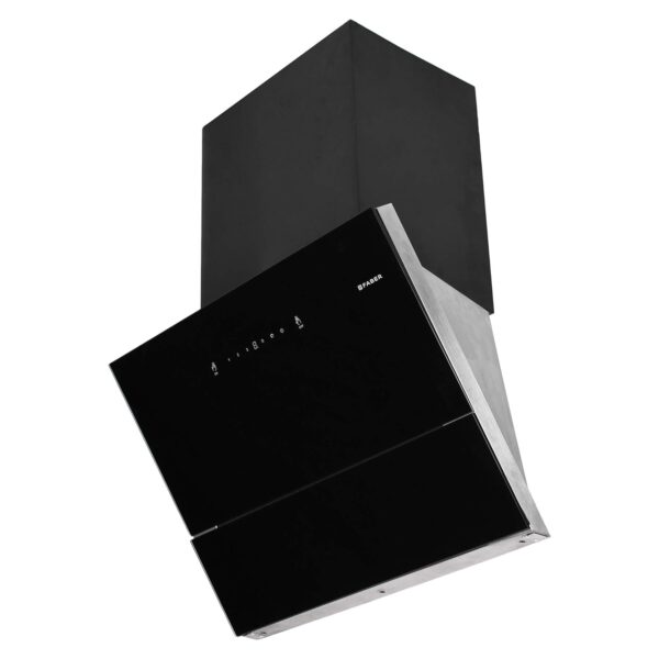 Faber 60 cm 1500 m³/hr angular Kitchen Chimney (HOOD APEX FLHC SC BK 60, Filterless technology, Touch Control, Black) - Image 3