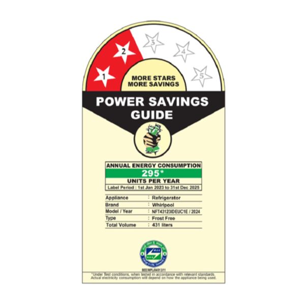 Whirlpool 431 L 2 Star IntelliFresh Convertible Inverter Frost Free Double Door Refrigerator (IF INV CNV 480 ALPHA STEEL-Z, 2S) - Image 2