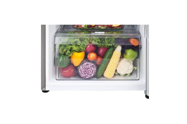 LG 260 L With Inverter Frost Free Refrigerator Freezer On Top, Dazzle Steel (Gl-N292Bdsy) - Image 3