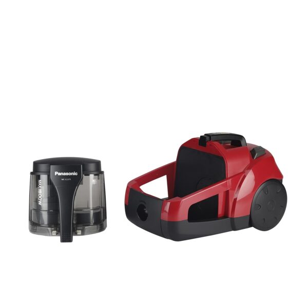 Panasonic 1800W Bagless Vacuum Cleaner With Hepa Filter,Crevice Nozzle(Mc-Cl573R145, Red), Medium, 2 liter - Image 5