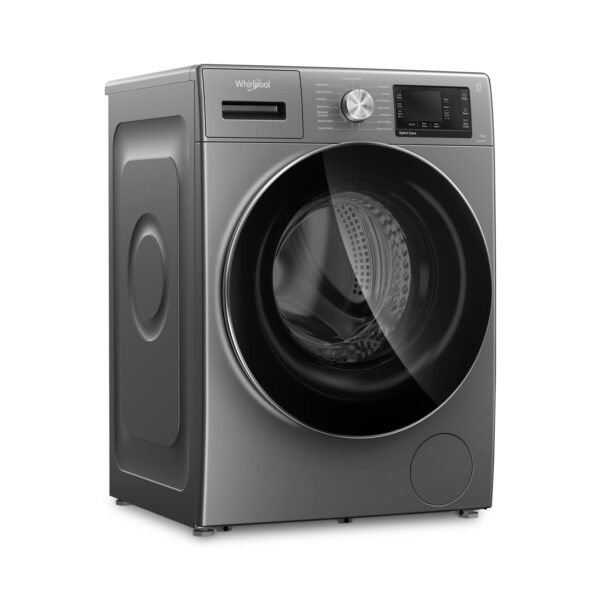 Whirlpool 7kg LCD Touch Ozone Technology Front Load Washing Machine (XO7012BZV, Volcano Grey, Inverter, 1200 RPM) - Image 5