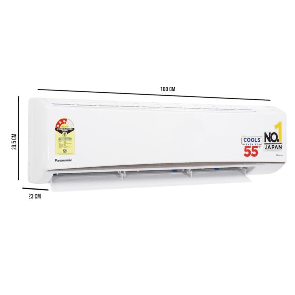Panasonic RU 7 in 1 Convertible 1.5 Ton 3Star Inverter Split,(100% Copper Condenser, CS/CU-RU18BKY-1) PM 0.1 Filter,2Way Swing,Crystal Clean Technology & Shild Blue+ - Image 4
