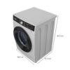 IFB 8 Kg 5 Star Front Load Washing Machine 2X Power Steam (SENATOR SXS 8012, Silver, In-built Heater, 4 years Comprehensive Warranty) - Image 3