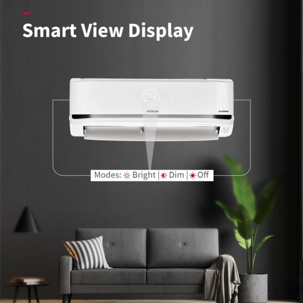 Hitachi 2 Ton Class 5 Star, 4-Way Swing, ice Clean, Xpandable+, Inverter Split AC (100% Copper, Dust Filter, 5500STXL RAS.V522PCBISH1, White) - Image 4