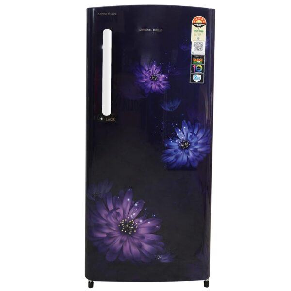 Voltas Beko ‘A Tata Product’ 210 L 5 star Direct cool Refrigerator (RDC245A/W0DBETM000UGD, Dahlia Wine)