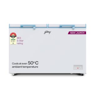 Godrej 405 L Double Door Convertible Deep Freezer (DH ESNCH 425E 2HCNP RW, White)