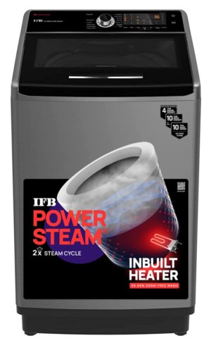 IFB 11.0 Kg 5 Star Top Load Washing Machine Aqua Conserve (TL-SIBS 11.0KG AQUA, Inox, Power Dual Steam, Inbuilt Heater)