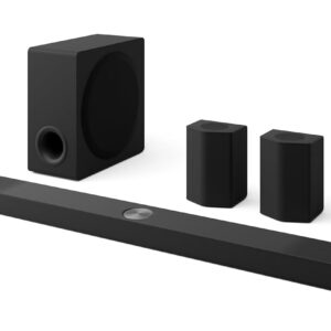 LG S95TR 810W 9.1.5 Channel Dolby Atmos, True Wireless Triple Up-Firing Speaker with Up-Firing Rear Speaker, Home Theater Soundbar with HDMI, Wi-Fi, USB & Bluetooth Connectivity (Black)