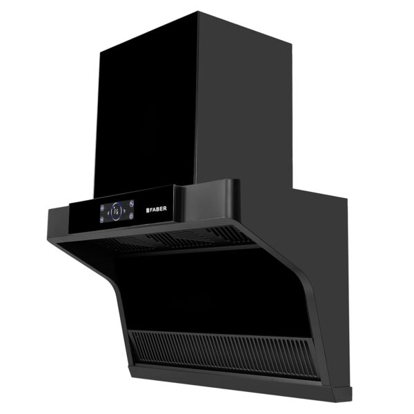 Faber 75 cm 1500 m³/hr angular Kitchen Chimney (HOOD COSMIC FL HC BK 75, Filterless technology, Touch Control, Black) - Image 5