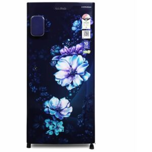 Lloyd-Havells 188 Litre 3 Star Direct Cool Fast Ice Making Refrigerator (Cherry Blossom Blue, GLDC203SCBT2JC, Stabilizer Free Operation)