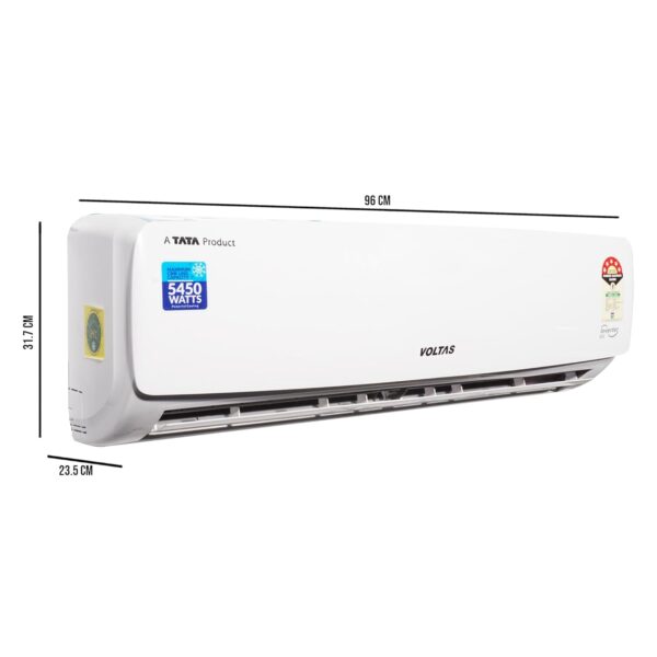 Voltas 1.5 Ton 5 Star 5-in-1 Convertible Inverter Split AC, 185V Vertis Magnum(Dual temp display, Turbo tech, Anti Fungal, 100 percent Copper, 2023) - Image 6