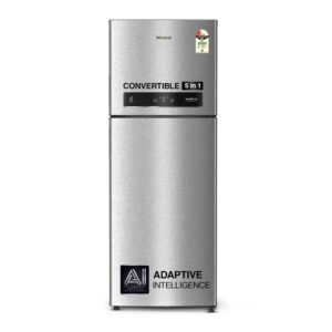 Whirlpool 411L 2 Star IntelliFresh Convertible Inverter Frost Free Double Door Refrigerator (IF INV CNV 455 Alpha Steel-Z, 2s)