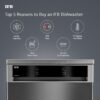 IFB 16 Place Settings with DeepClean® Technology Powered by AI Freestanding Dishwasher (Neptune SX16, Pearl Grey, Auto Door Open for Effective Drying, Interior LED Lighting) - Image 3
