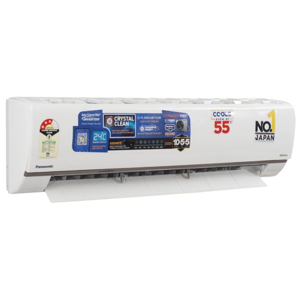 Panasonic AU 7 in 1Convertible 1.5 Ton 3 Star Inverter Split (100% Copper Condenser,CS/CU-AU18BKYF),55°Tested,High CFM & Eco tough Outdoor Crystal Clean Technology - Image 3