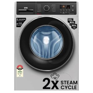 IFB 7 Kg 5 Star Front Load Washing Machine 2X Power Steam (ELITE ZSS 7012, Silver, In-built Heater, 4 years Comprehensive Warranty)
