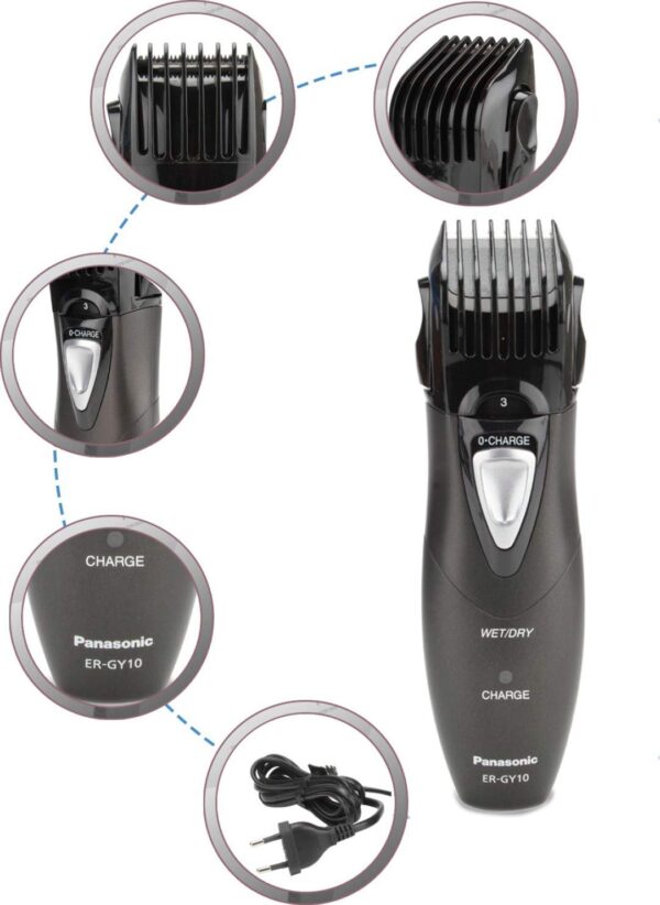 Panasonic ER-GY10K 6-in-1 Men's Body Grooming Kit - Image 6