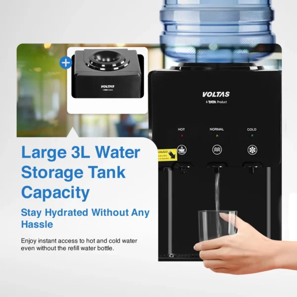 Voltas Minimagic Spring R Plus Black Bottled Water Dispenser - Image 6