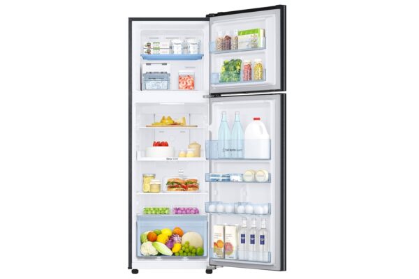 Samsung 256 L, 2 Star, Convertible, Digital Inverter with Display Frost Free Double Door Refrigerator (RT30C3732B1/HL, Black Matt) - Image 4