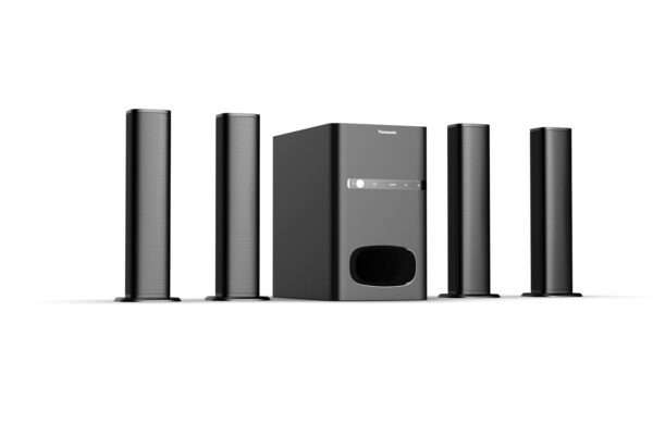 Panasonic SC-HT480GW-K 4.1 Ch Convertible Soundbar, 100 W, Deep Bass Sound, Bluetooth, USB, RCA, AUX Inputs, Wall Mountable, Remote Control (Black) - Image 2