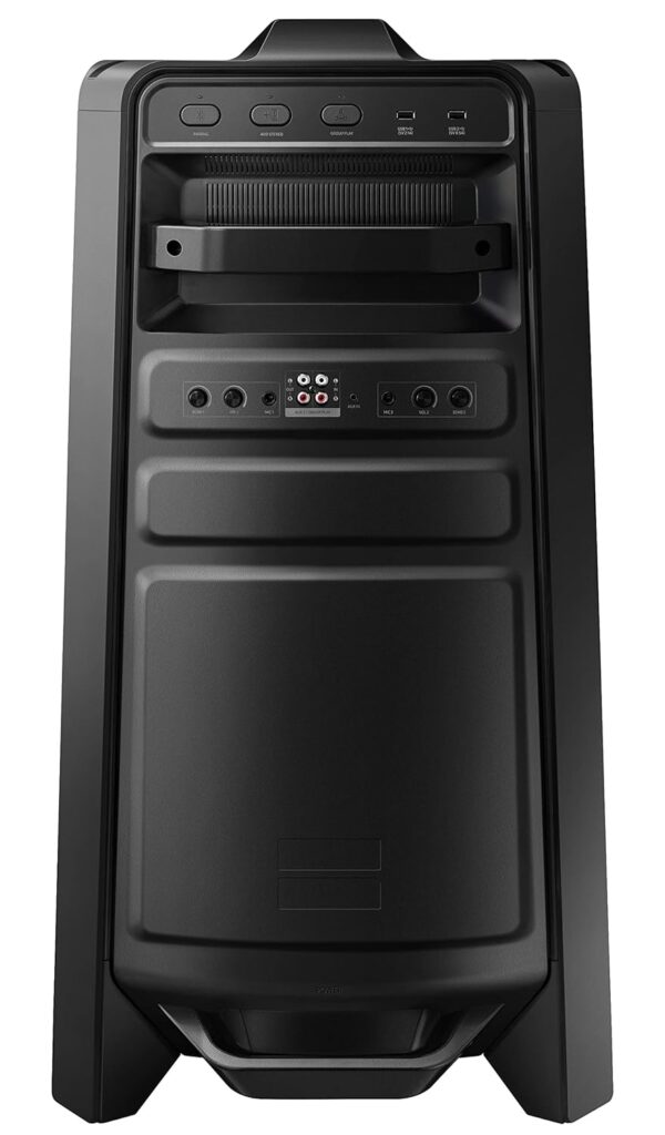 Samsung {MX-T70/XL) Sound Tower High Power Audio, Floor Standing Speaker, Bi-Directional Sound, Water Resistant, Party Lights, Bluetooth Multi-Connection, USB Music Playback (Black) - Image 10