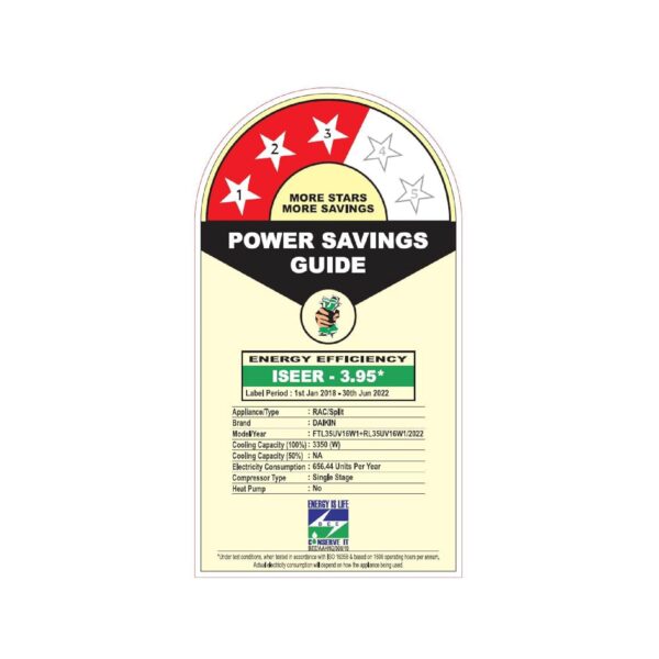 Daikin 1 Ton 3 Star Fixed Speed Split AC (Copper, PM 2.5 Filter, FTL35U, White) - Image 4