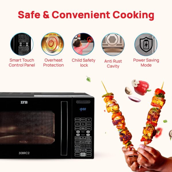 IFB 30 L Convection Microwave Oven (30BRC2, Black) Standard - Image 7