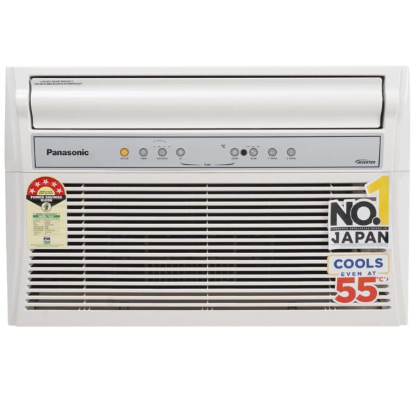 Panasonic 1.5 Ton 5 Star Inverter Window AC (Copper Condenser, PM 0.1 Filter, Eco Mode, Powerful Mode, CW-XN185BGT, White)