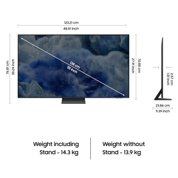 Samsung 138 cm (55 inches) 4K Ultra HD QLED Smart TV QA55Q8FAAULXL (Black) - Image 14