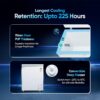 Haier HFC-230SM5, 5 Star Rating Single Door Convertible Deep Freezer, Heavy Duty Compressor with inside metal Liner and 4 Years Comprehensive Warranty (White) - Image 8